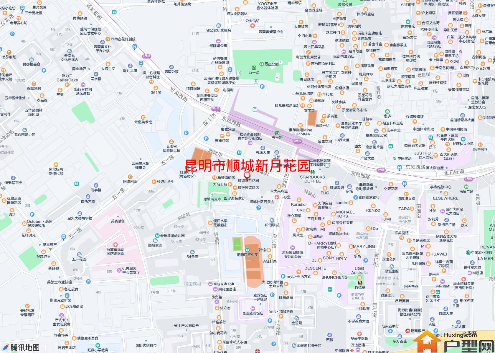 顺城新月花园小区 - 户型网