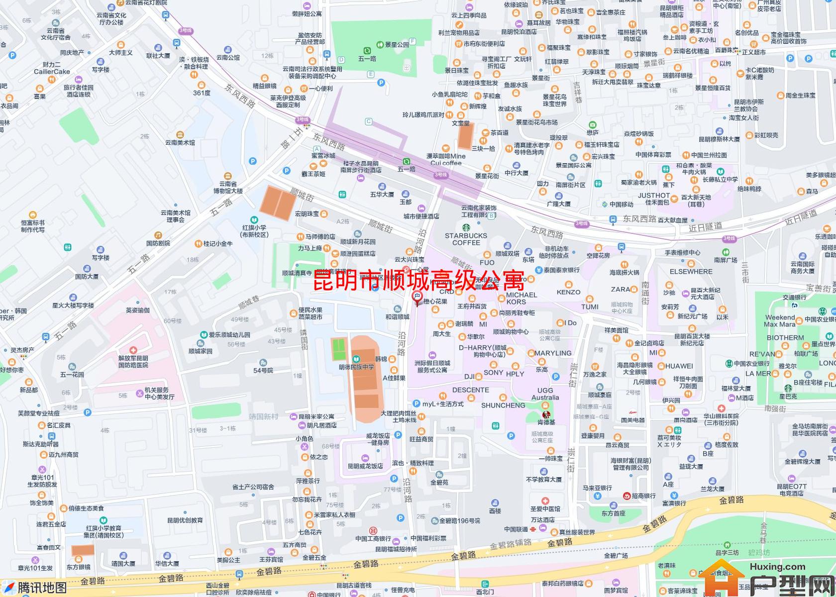 顺城高级公寓小区 - 户型网