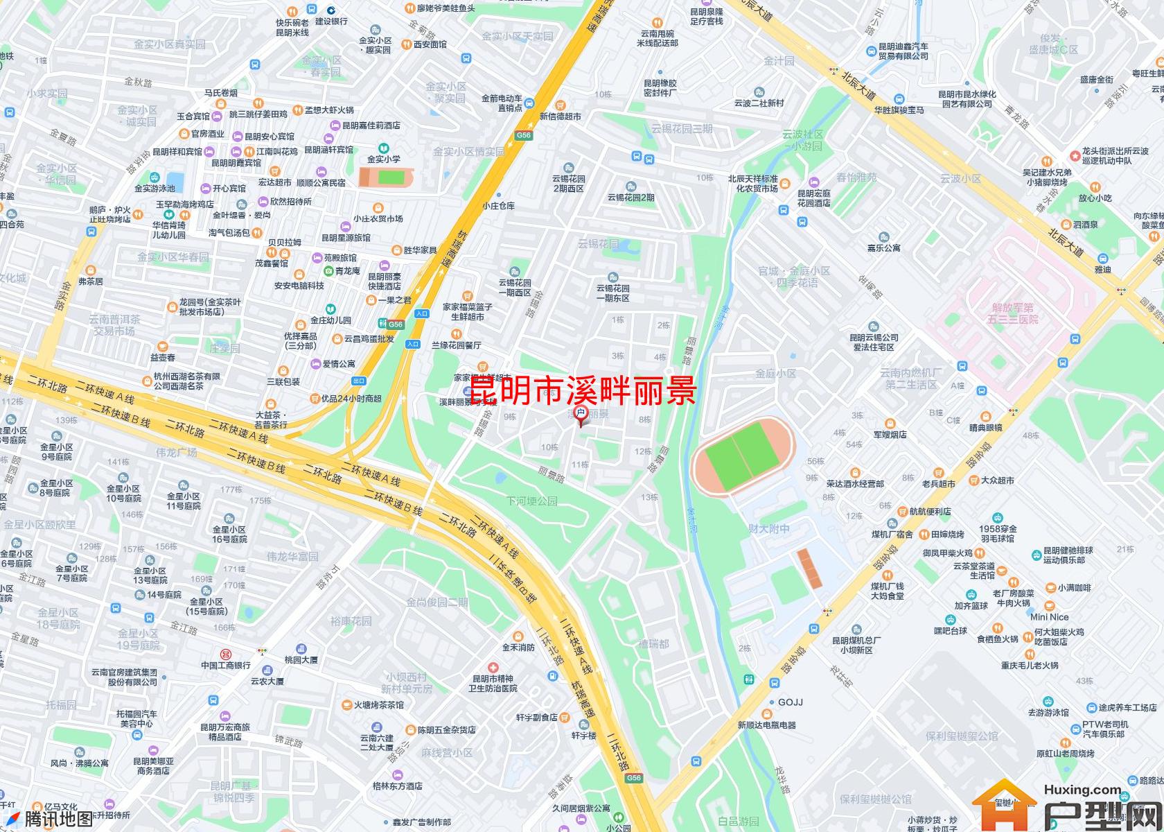 溪畔丽景小区 - 户型网