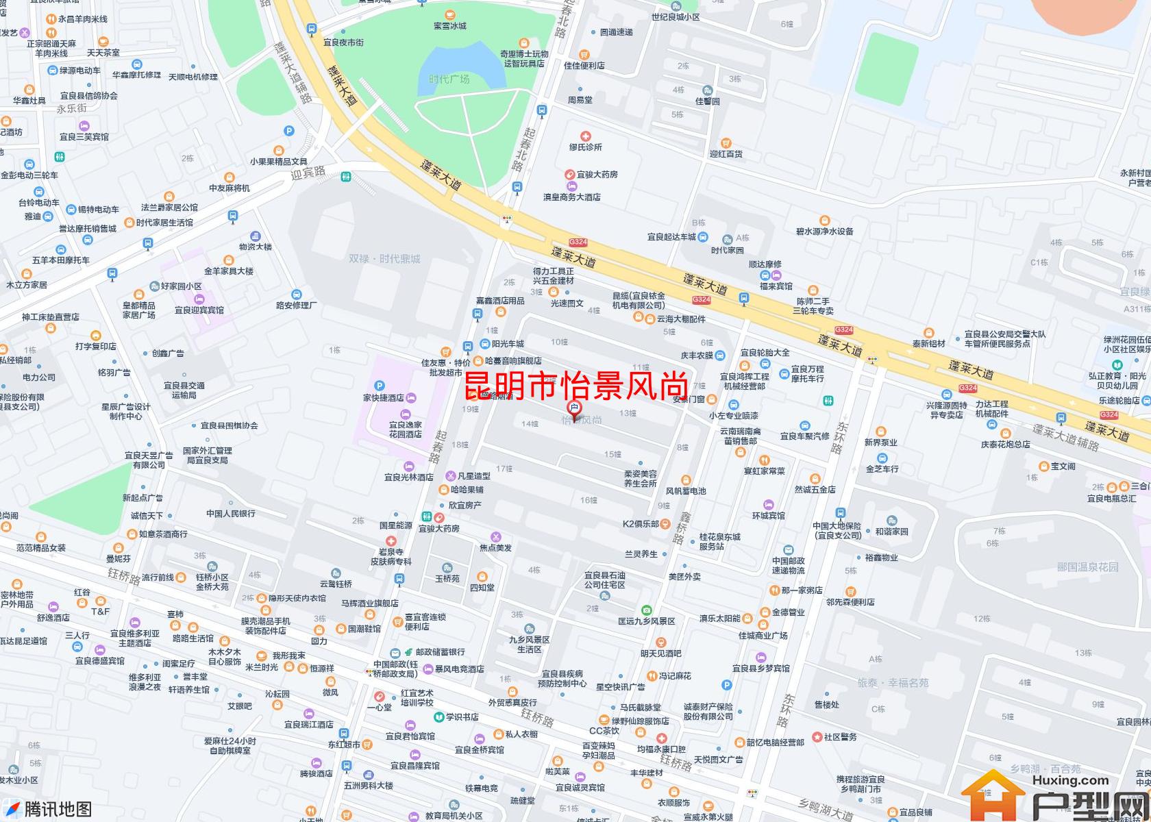 怡景风尚小区 - 户型网