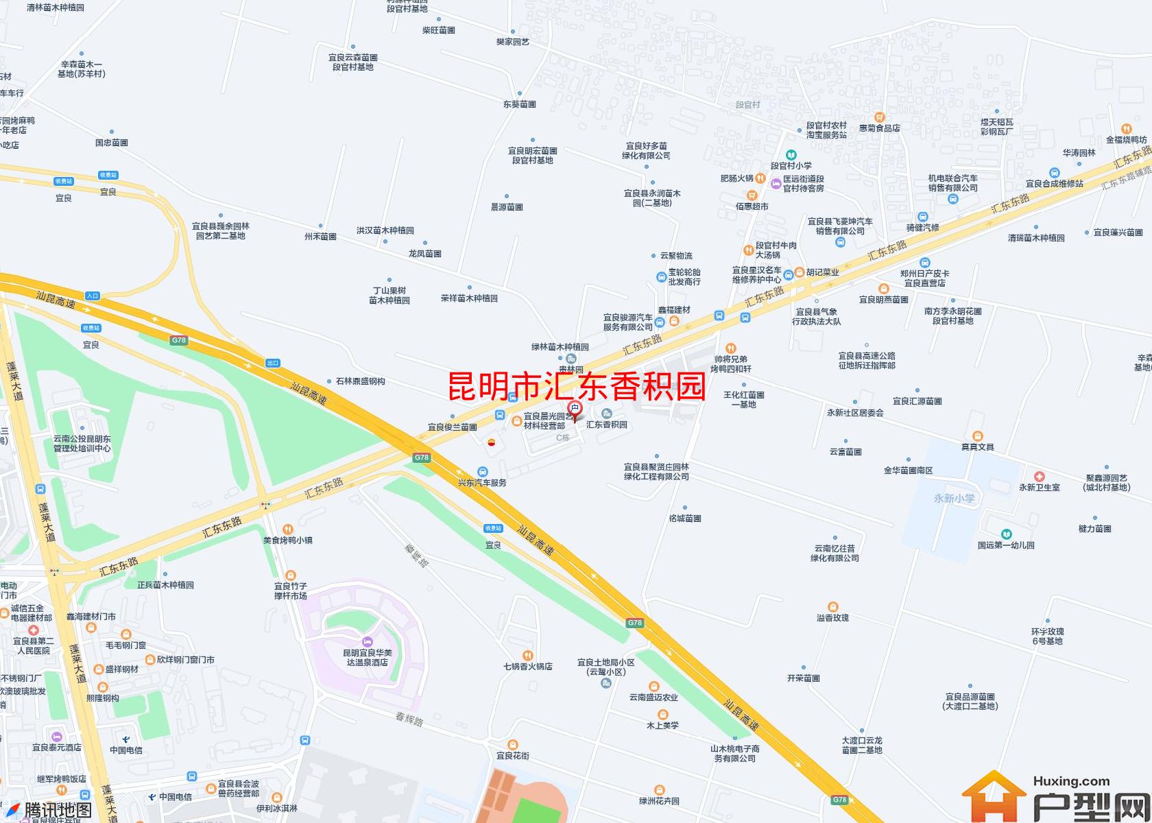 汇东香积园小区 - 户型网