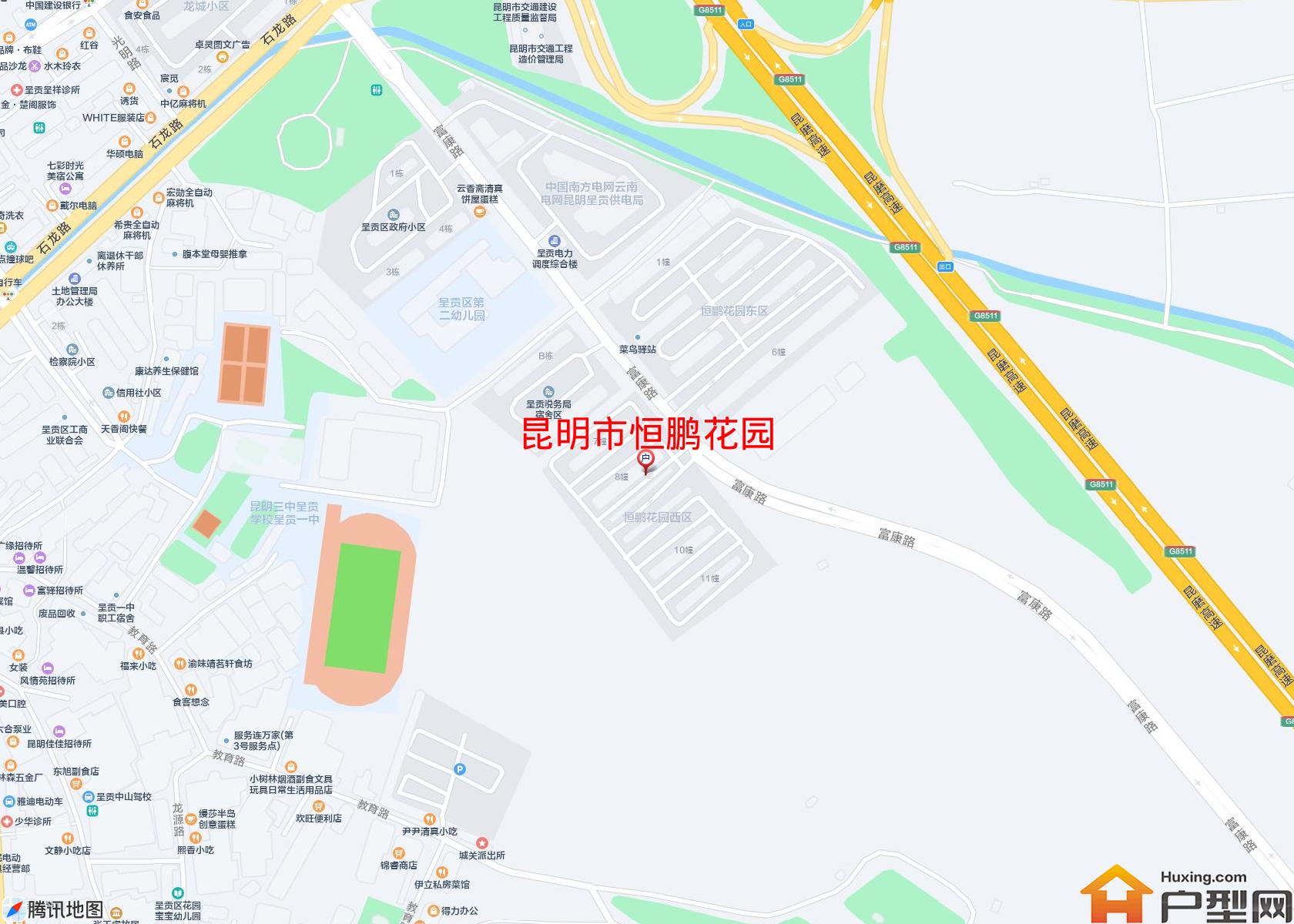 恒鹏花园小区 - 户型网