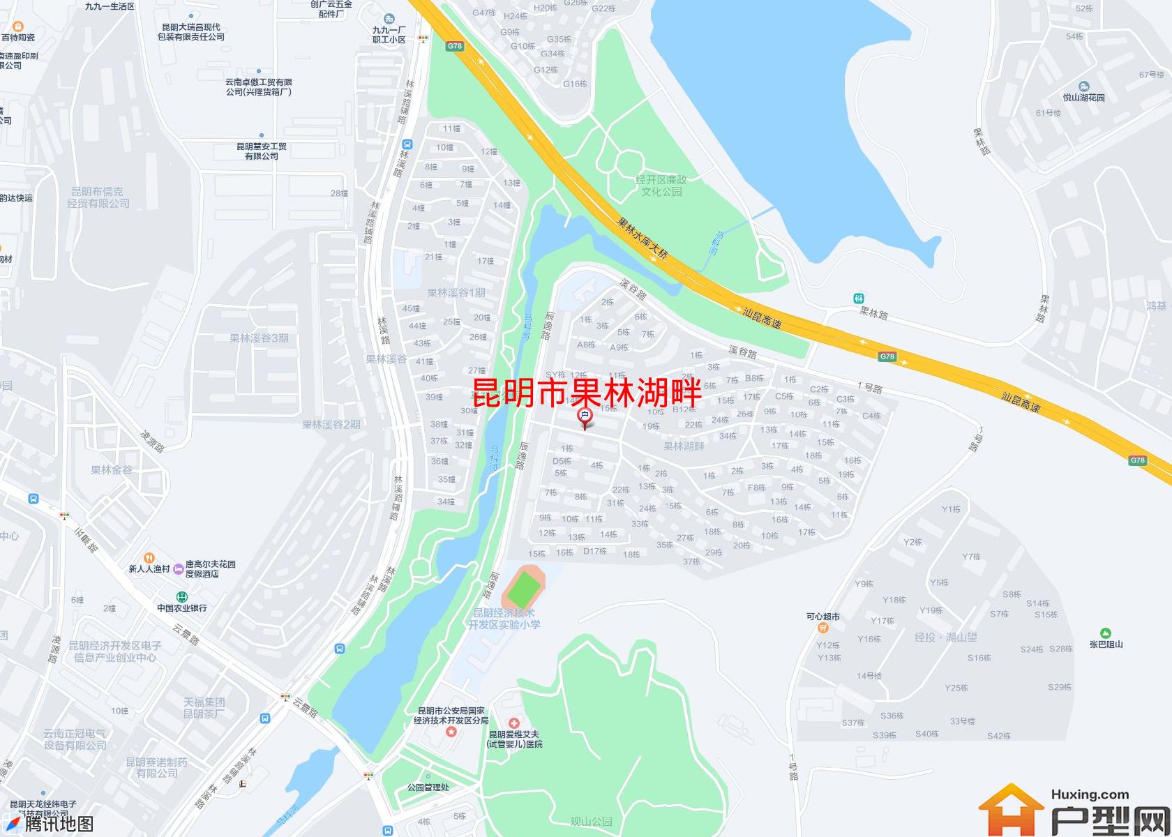 果林湖畔小区 - 户型网