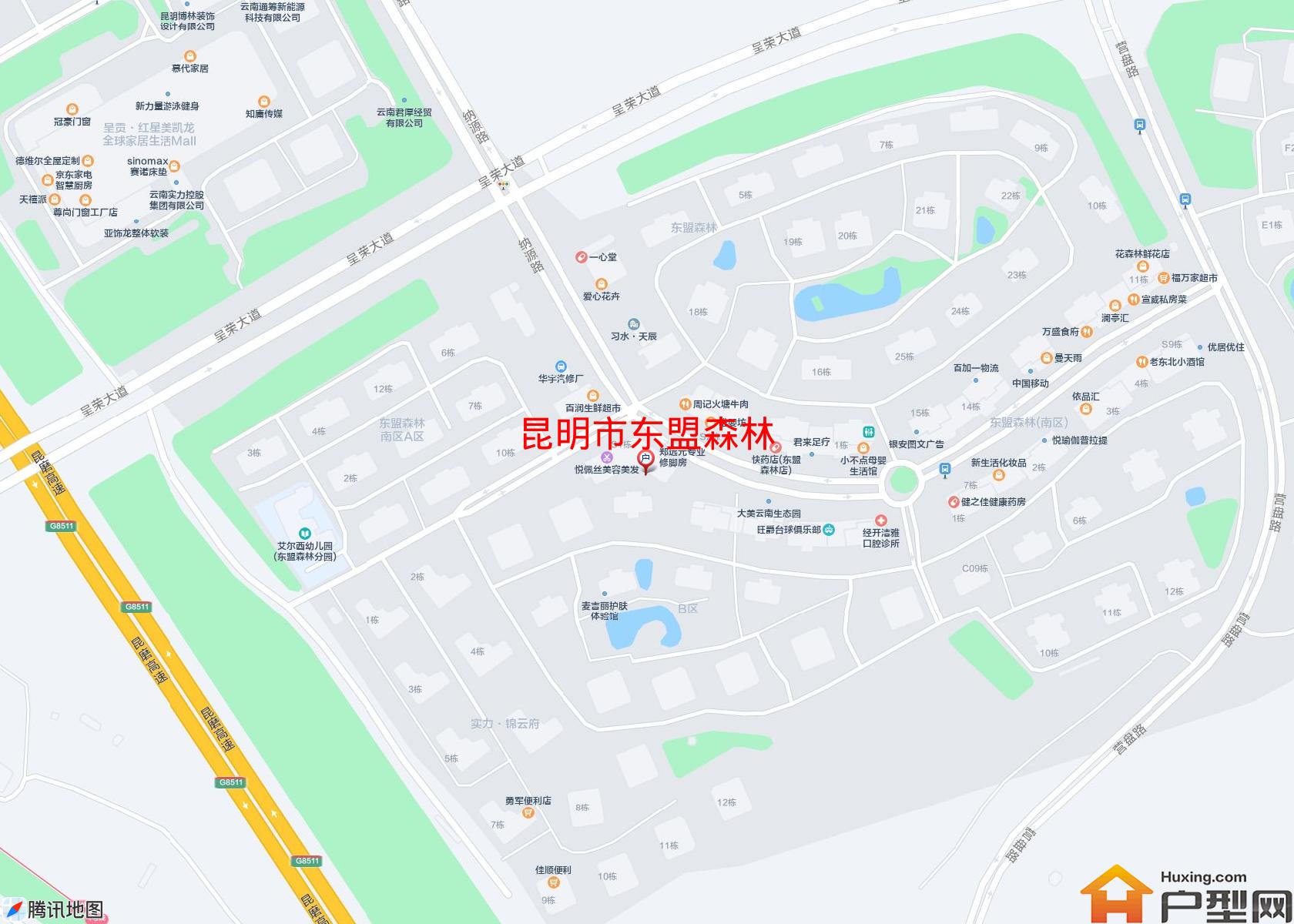 东盟森林小区 - 户型网