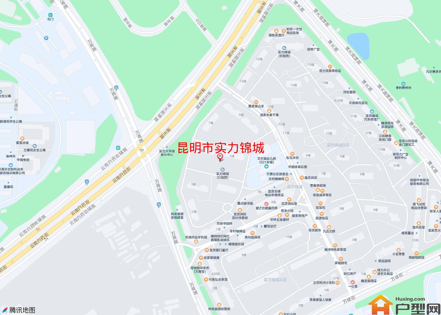 实力锦城小区 - 户型网