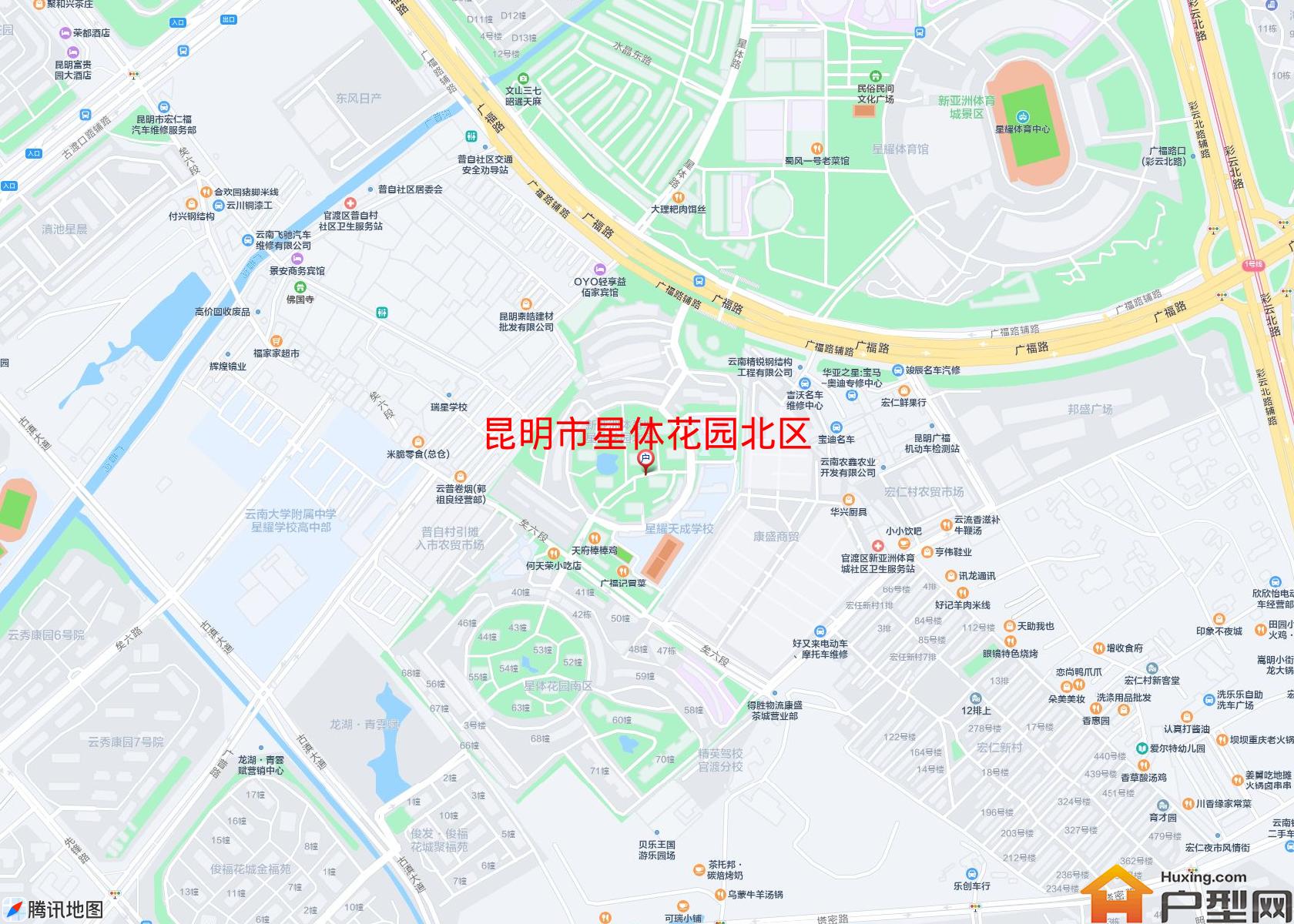 星体花园北区小区 - 户型网 星体花园北区小区 - 户型网