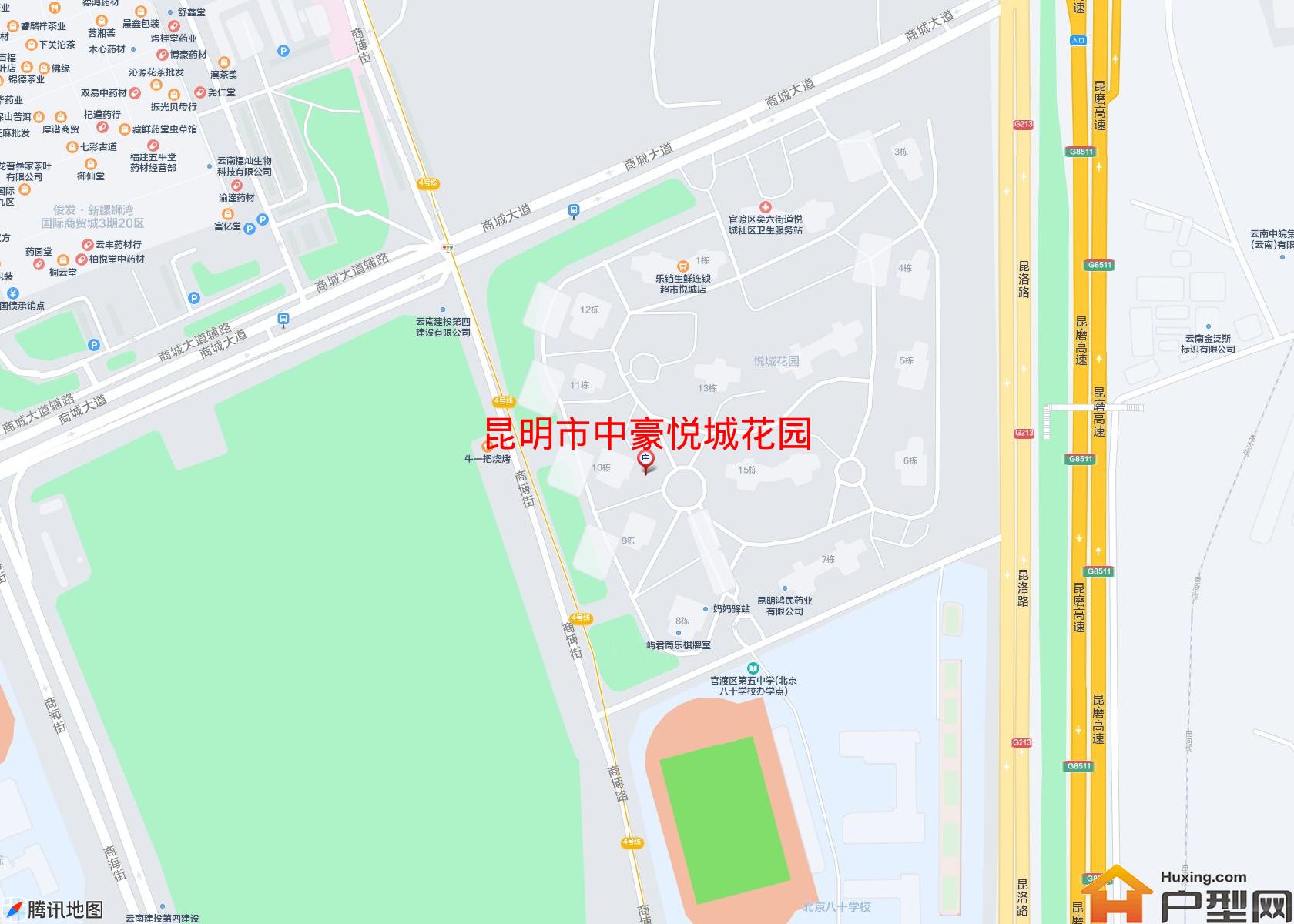 中豪悦城花园小区 - 户型网