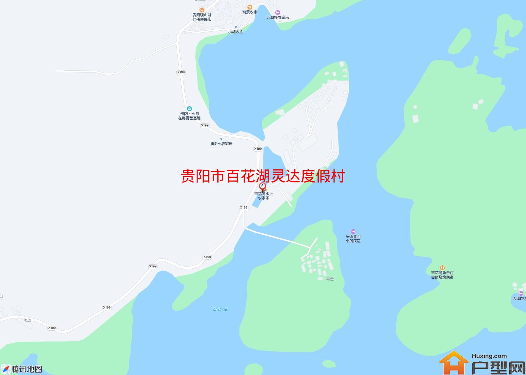 百花湖灵达度假村小区 - 户型网