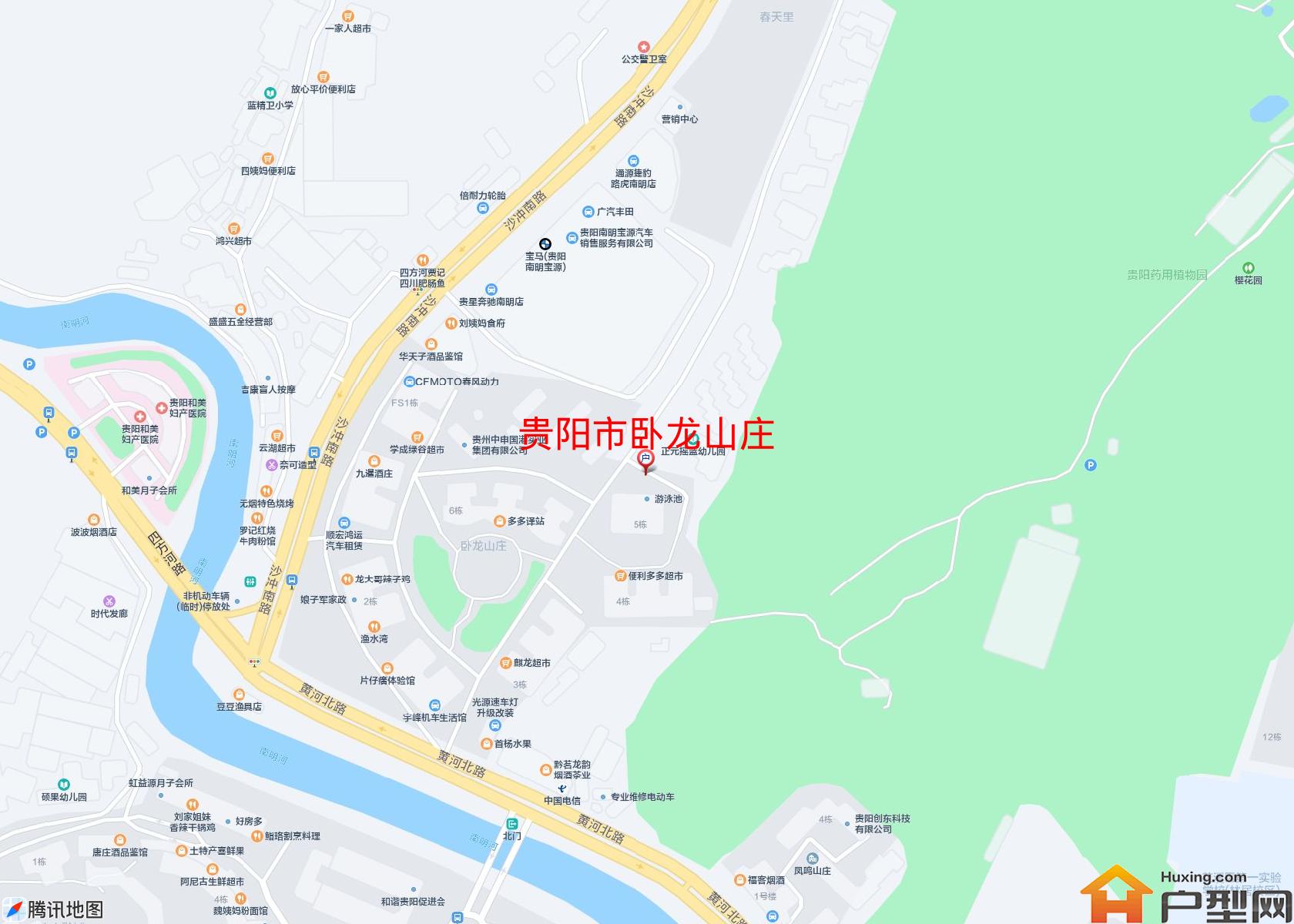 卧龙山庄小区 - 户型网