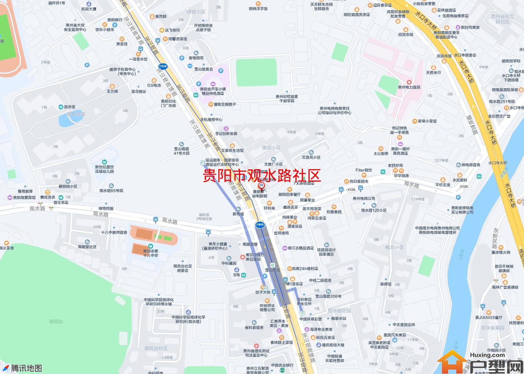 观水路社区小区 - 户型网