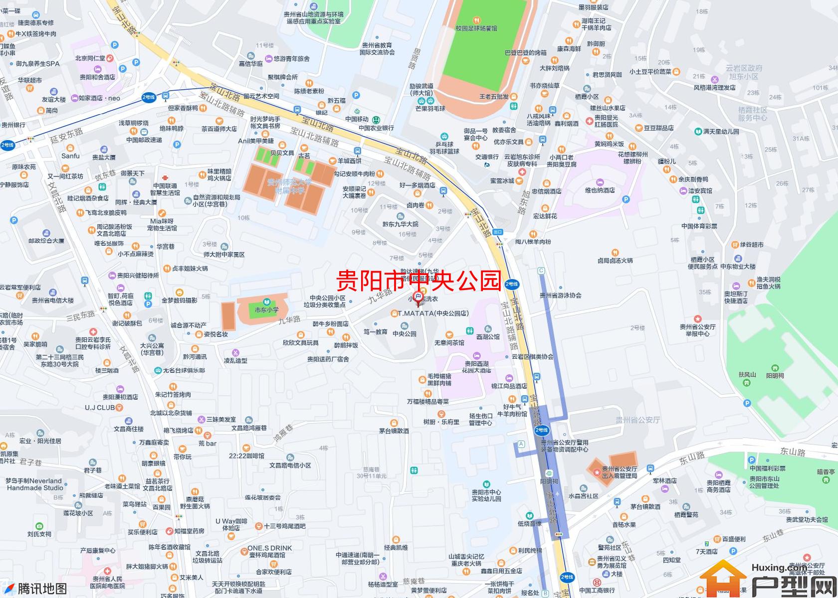 中央公园小区 - 户型网