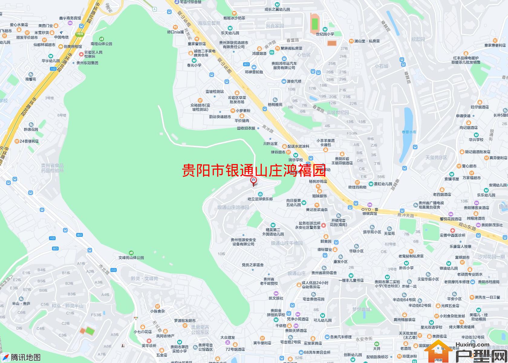 银通山庄鸿禧园小区 - 户型网