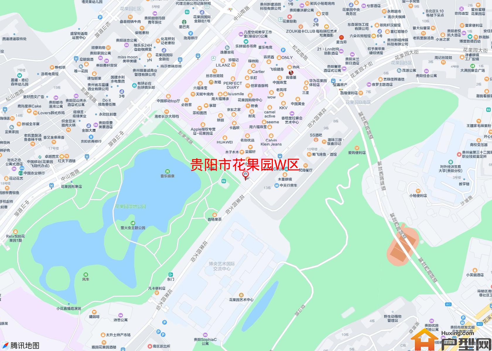 花果园W区小区 - 户型网