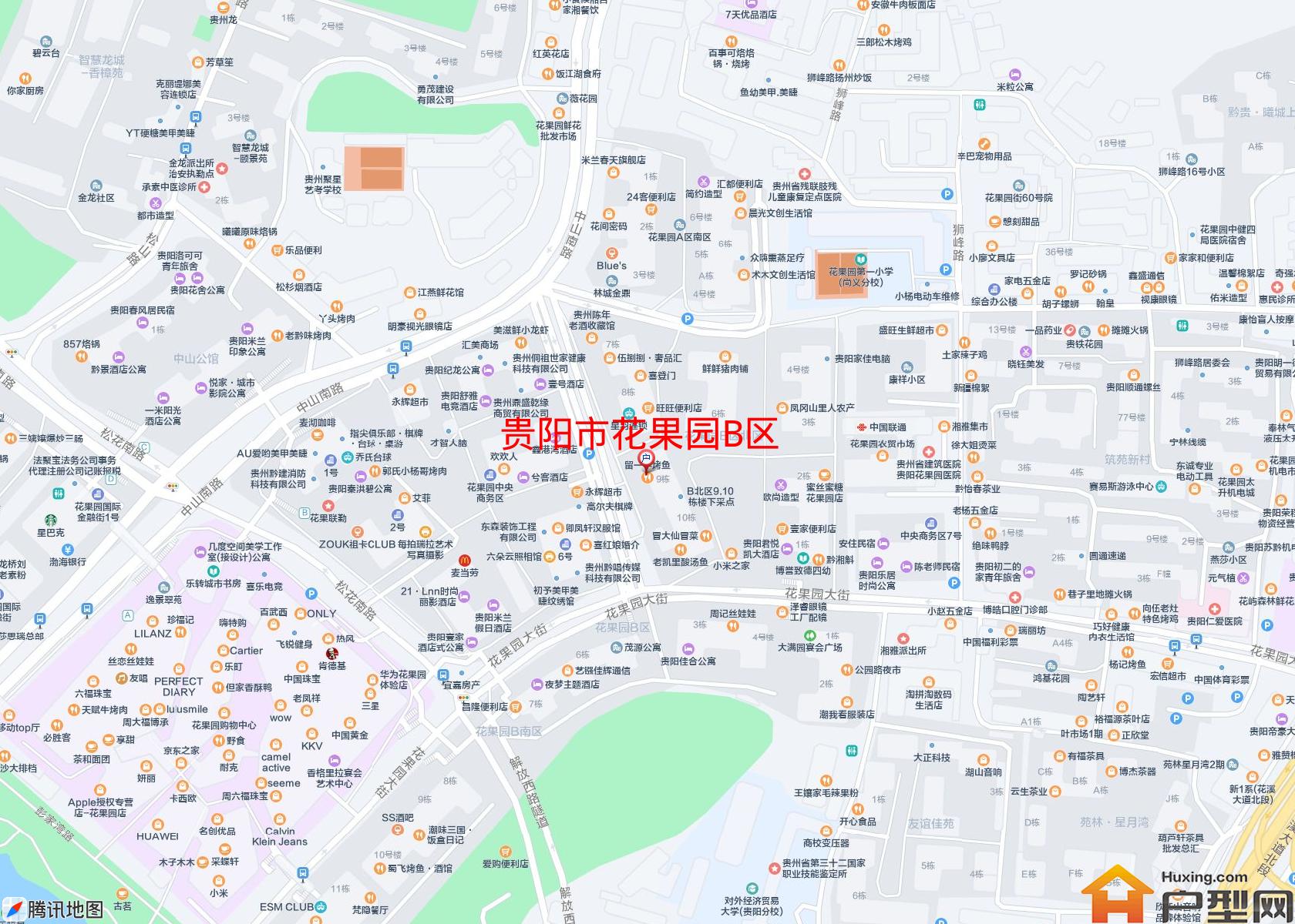 花果园B区小区 - 户型网