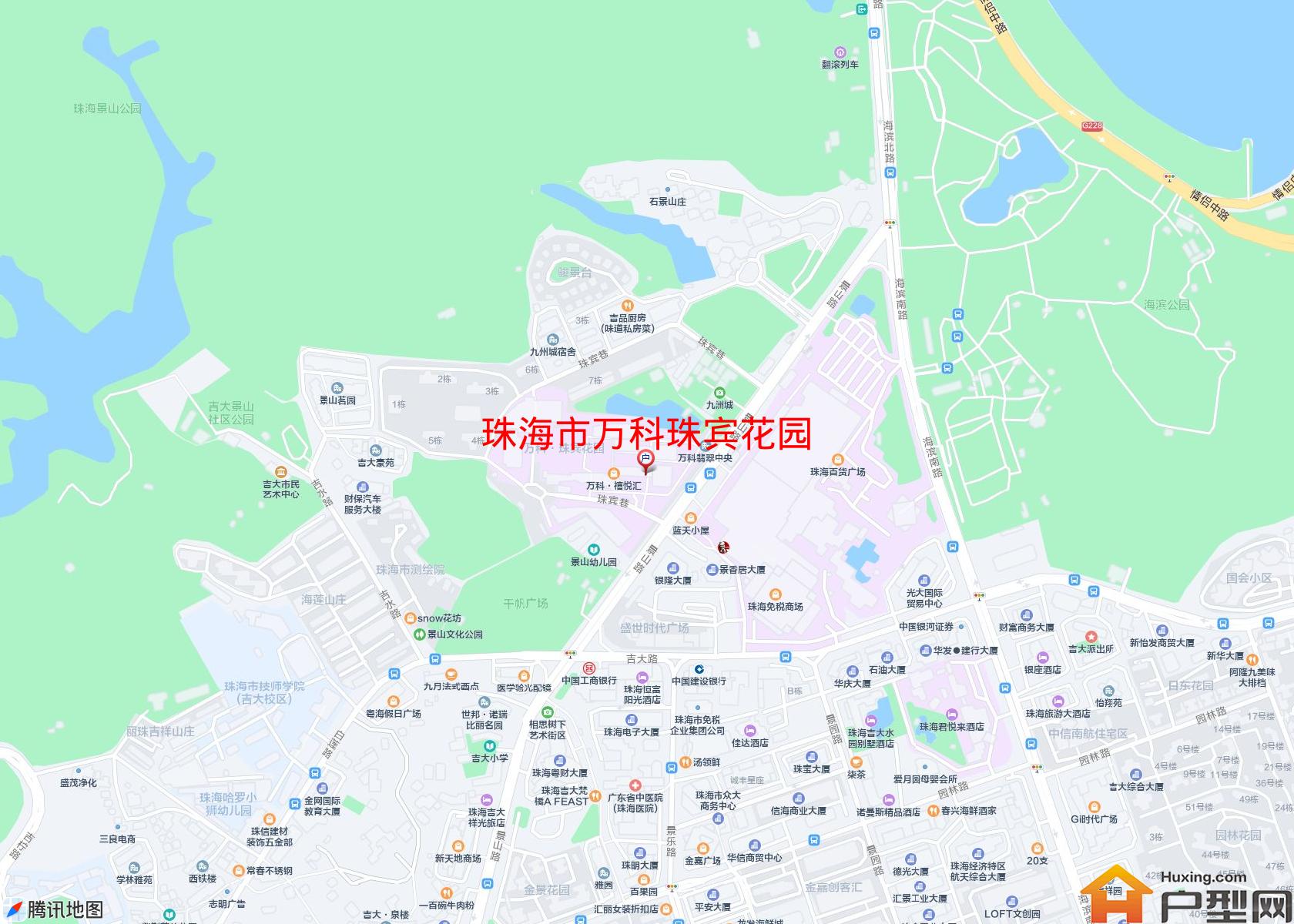 万科珠宾花园小区 - 户型网