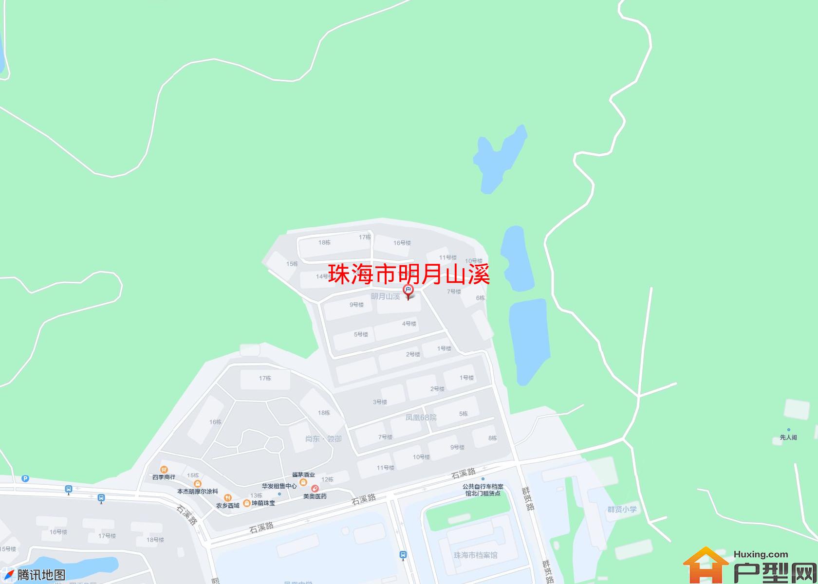 明月山溪小区 - 户型网