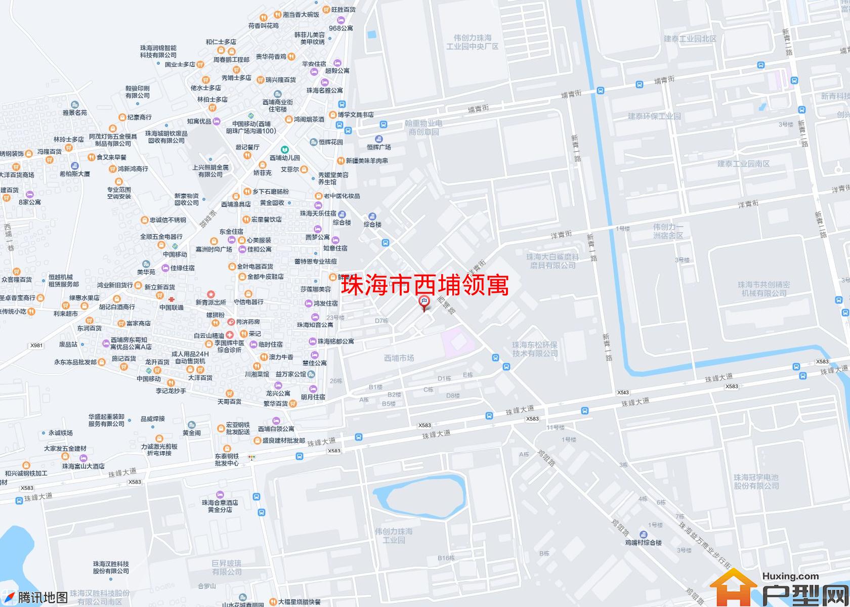 西埔领寓小区 - 户型网