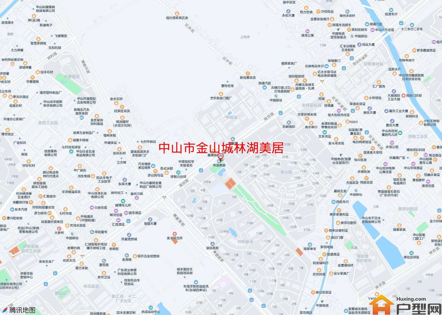 金山城林湖美居小区 - 户型网