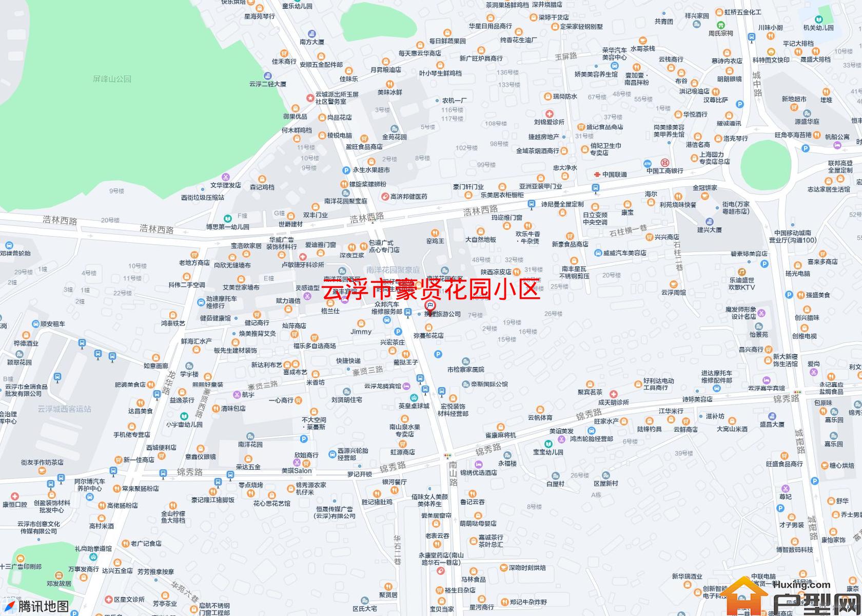 豪贤花园小区小区 - 户型网