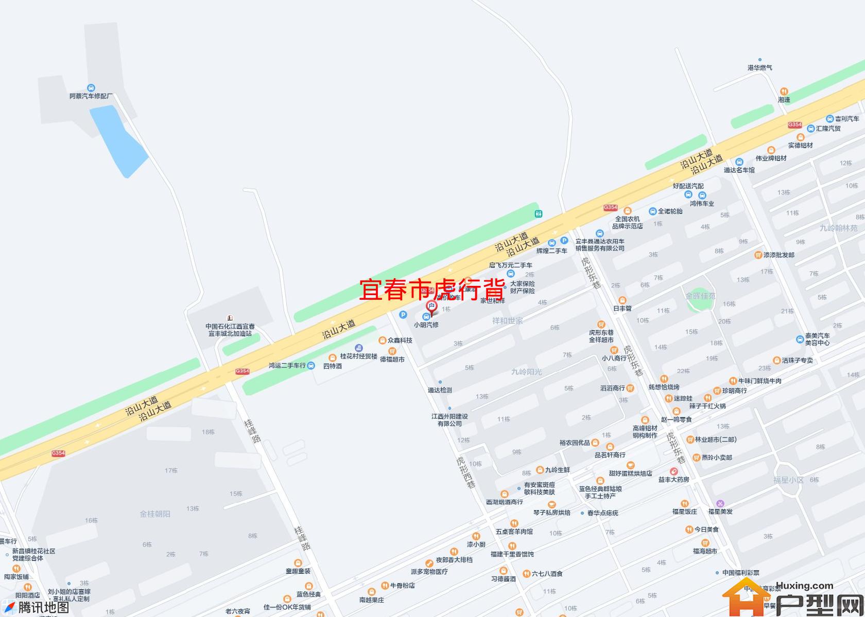 虎行背小区 - 户型网
