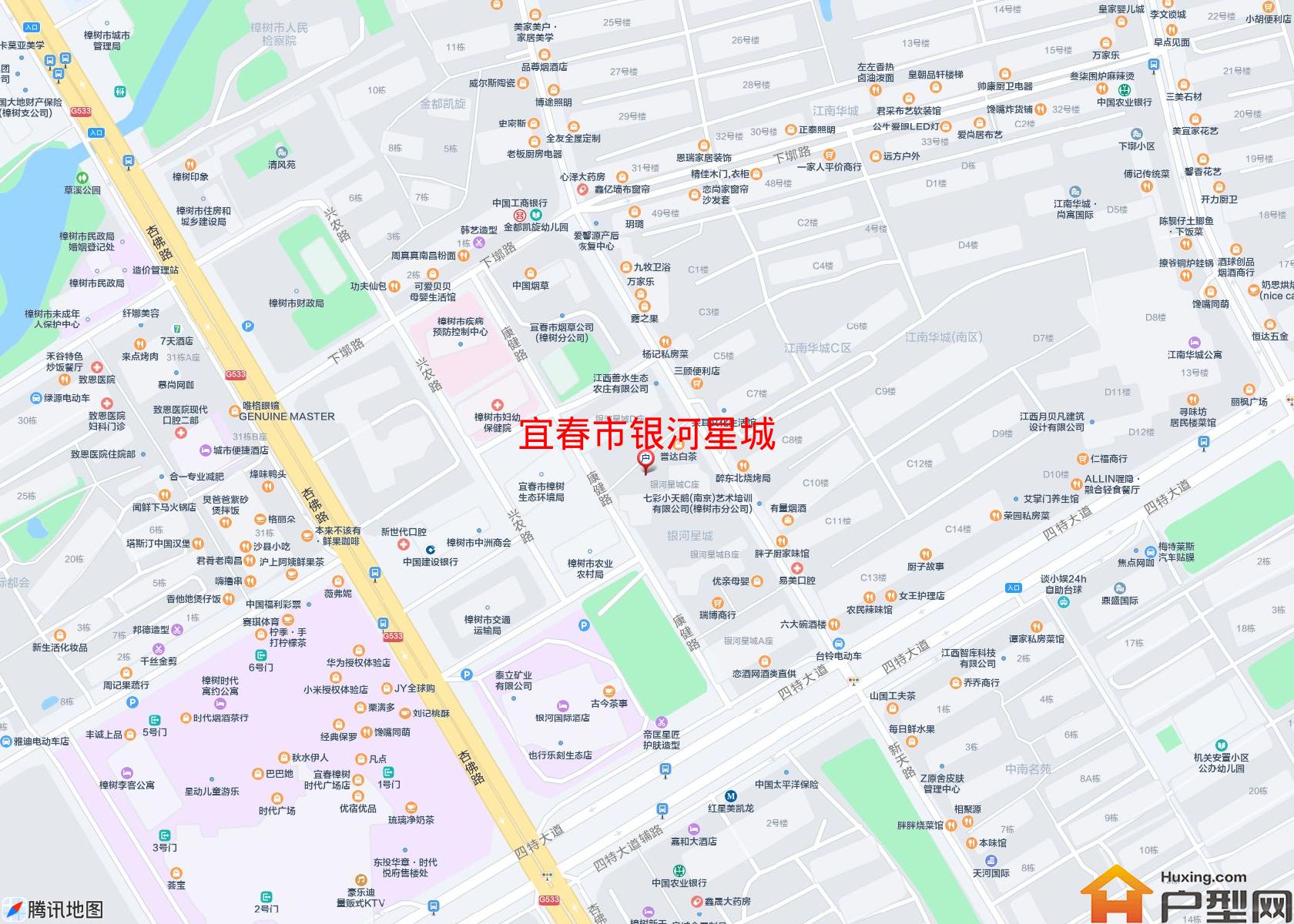 银河星城小区 - 户型网