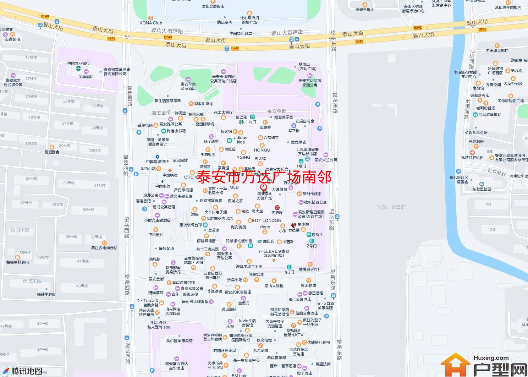 万达广场南邻小区 - 户型网