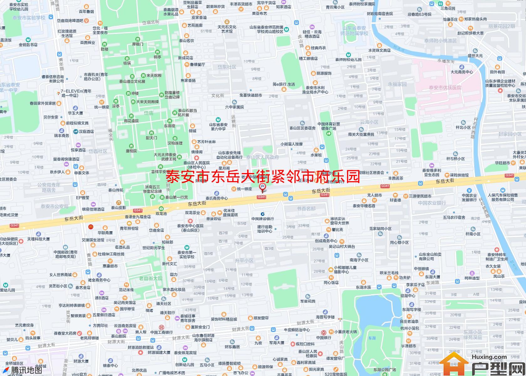 东岳大街紧邻市府乐园小区 - 户型网