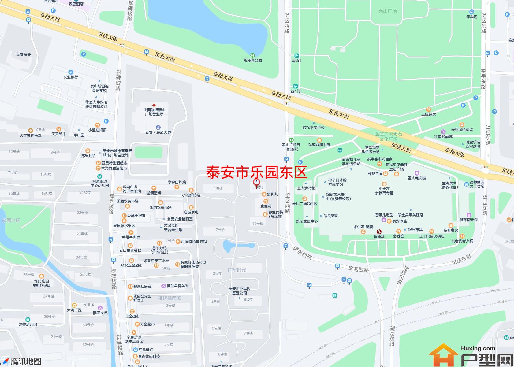 乐园东区小区 - 户型网