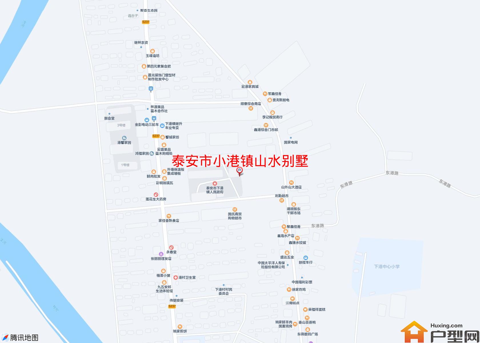 小港镇山水别墅小区 - 户型网