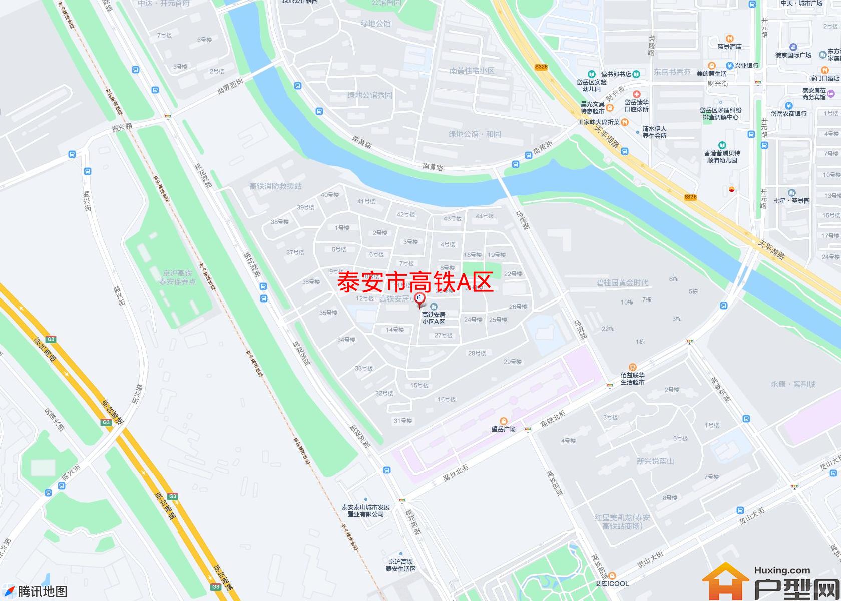 高铁A区小区 - 户型网
