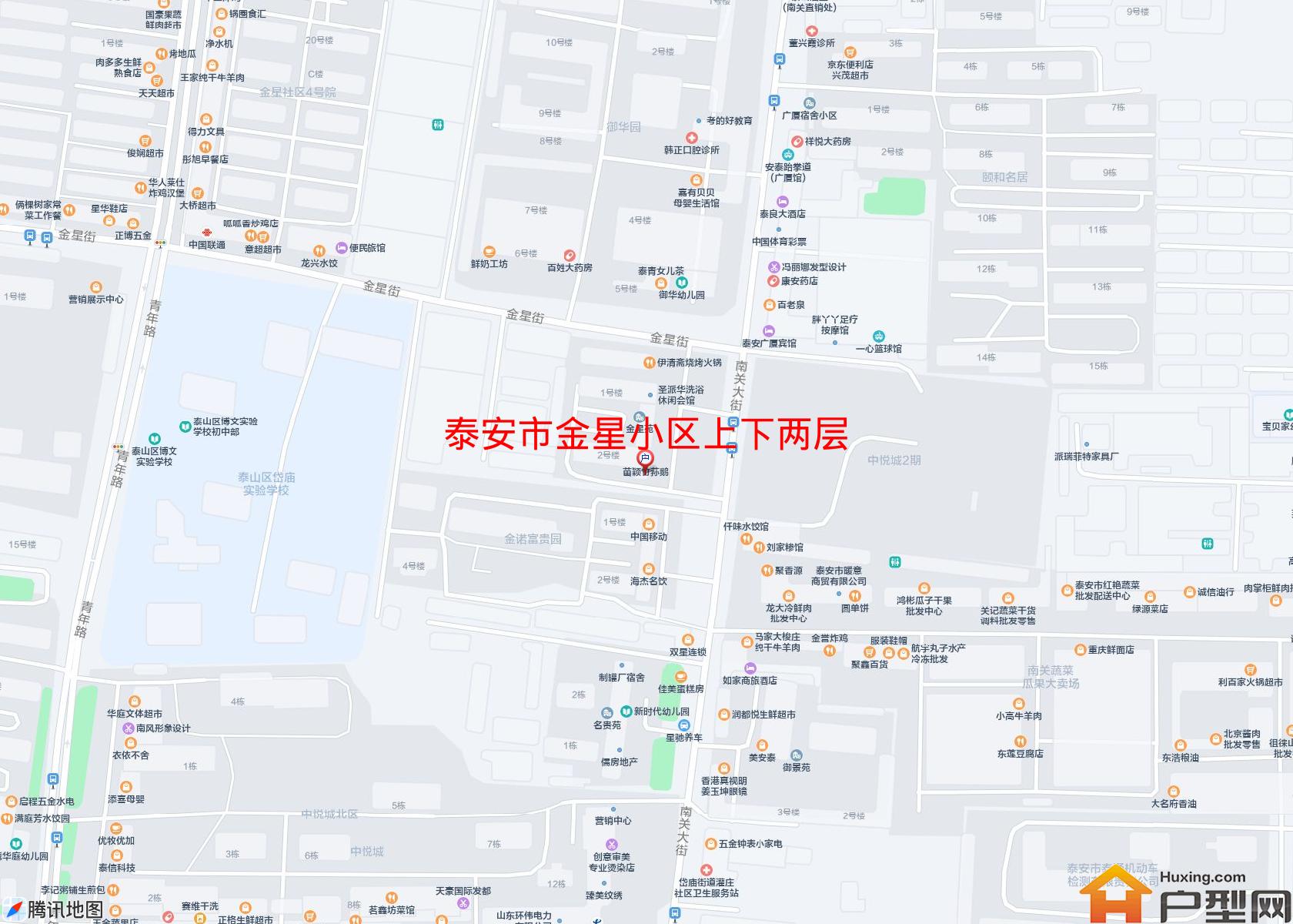 金星小区上下两层小区 - 户型网
