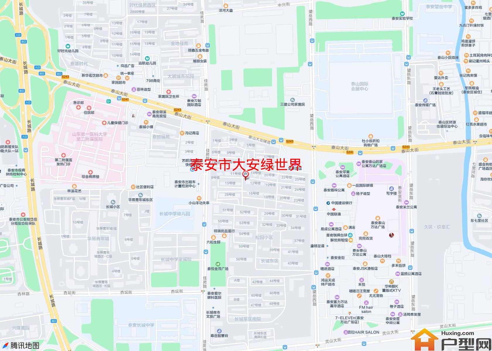 大安绿世界小区 - 户型网