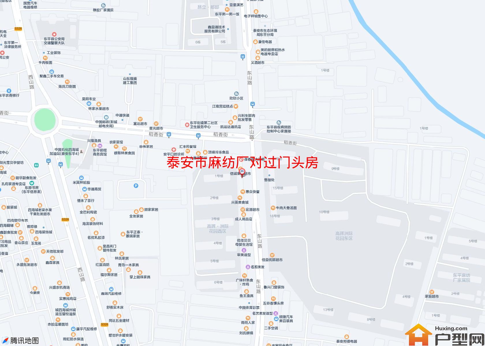 麻纺厂对过门头房小区 - 户型网