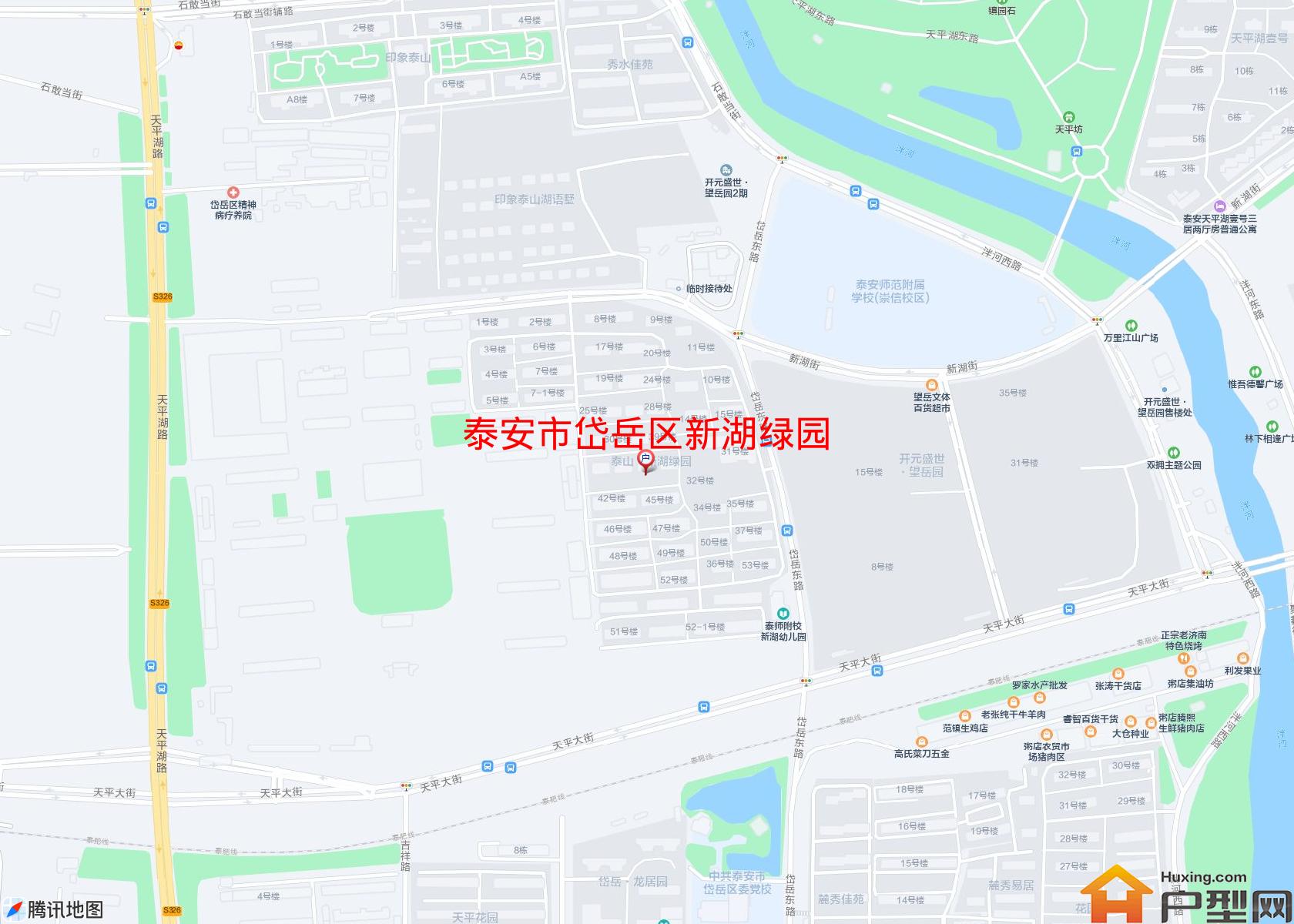 岱岳区新湖绿园小区 - 户型网