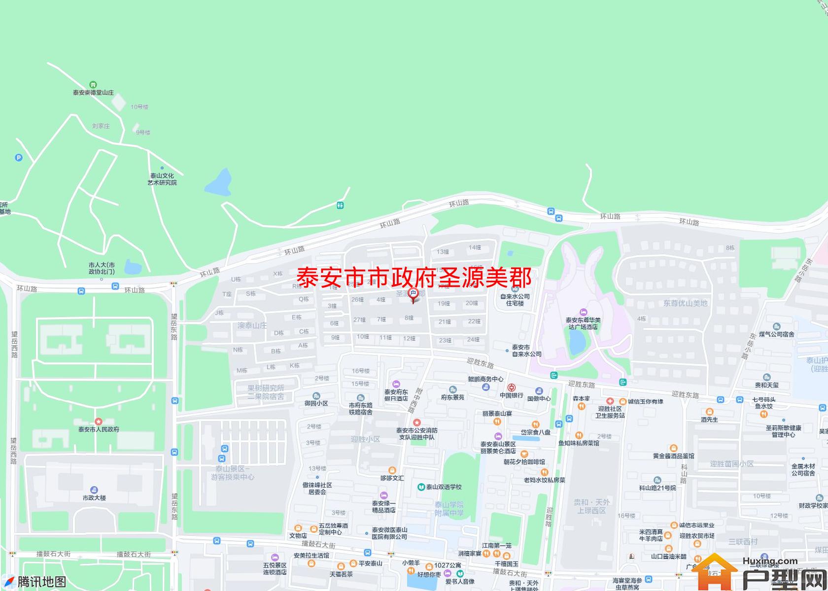 市政府圣源美郡小区 - 户型网