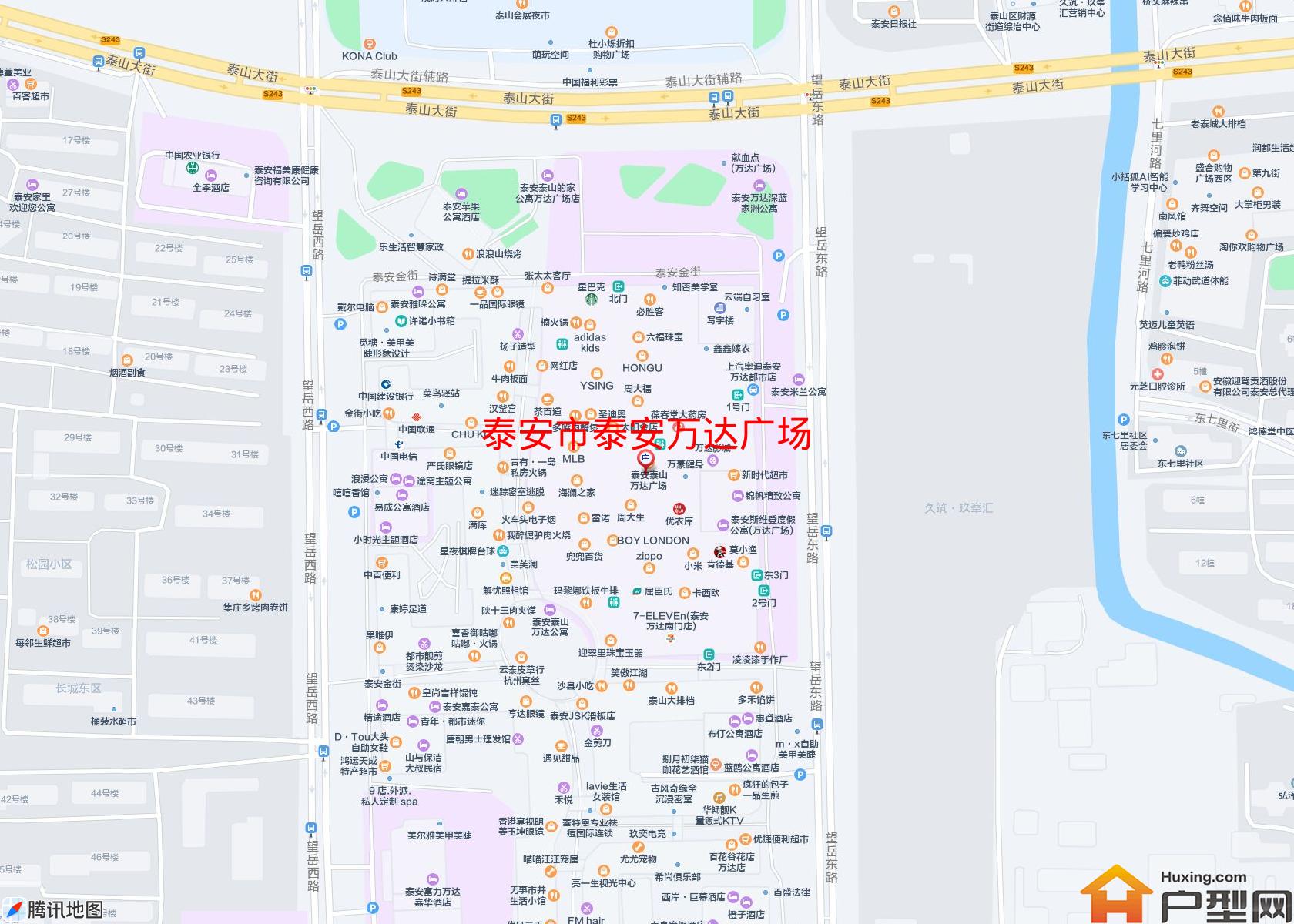 泰安万达广场小区 - 户型网