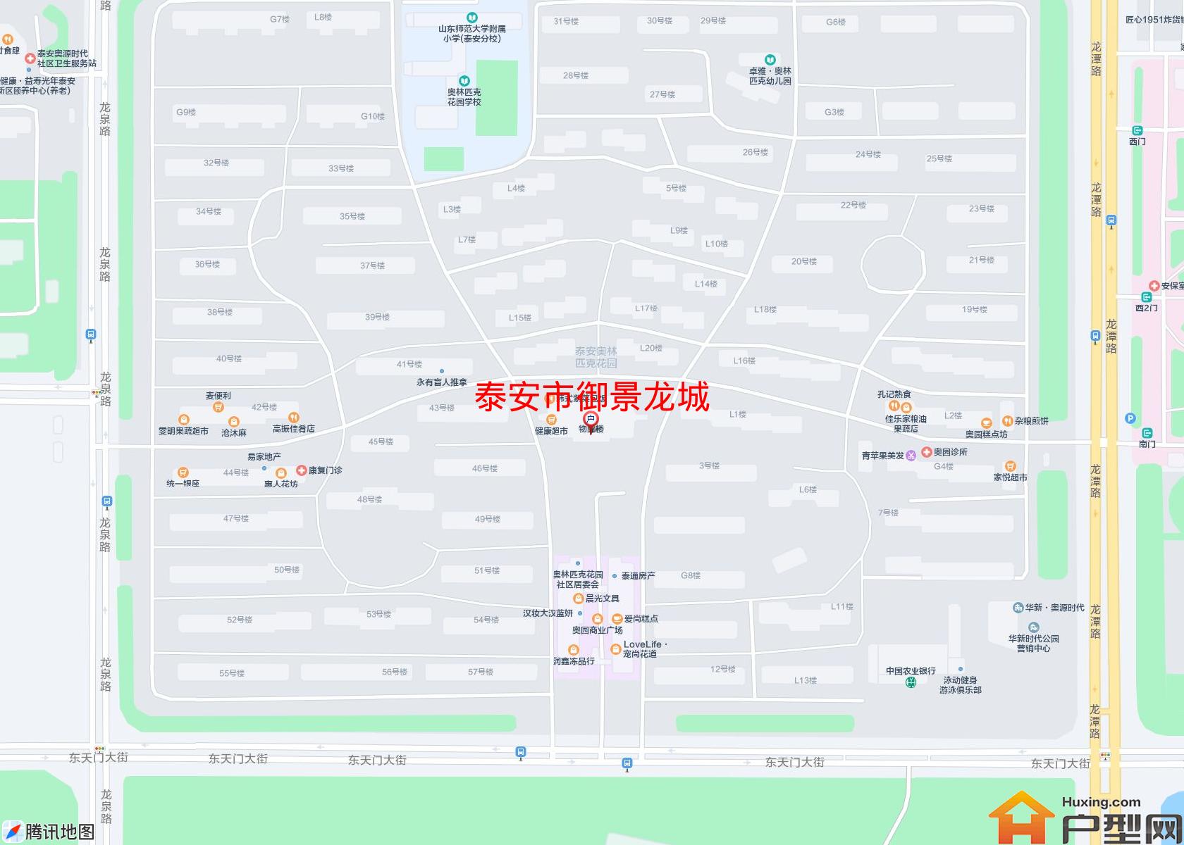御景龙城小区 - 户型网