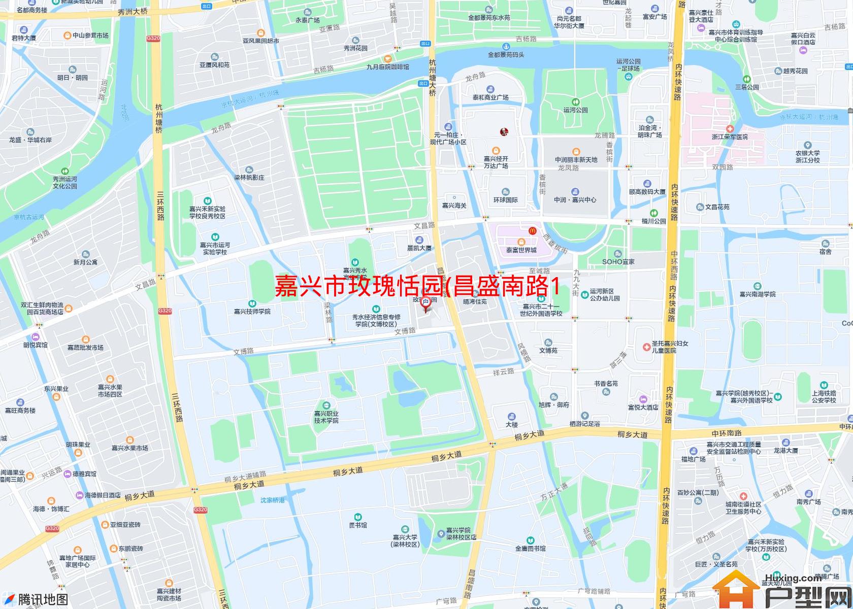 玫瑰恬园(昌盛南路1266号)小区 - 户型网