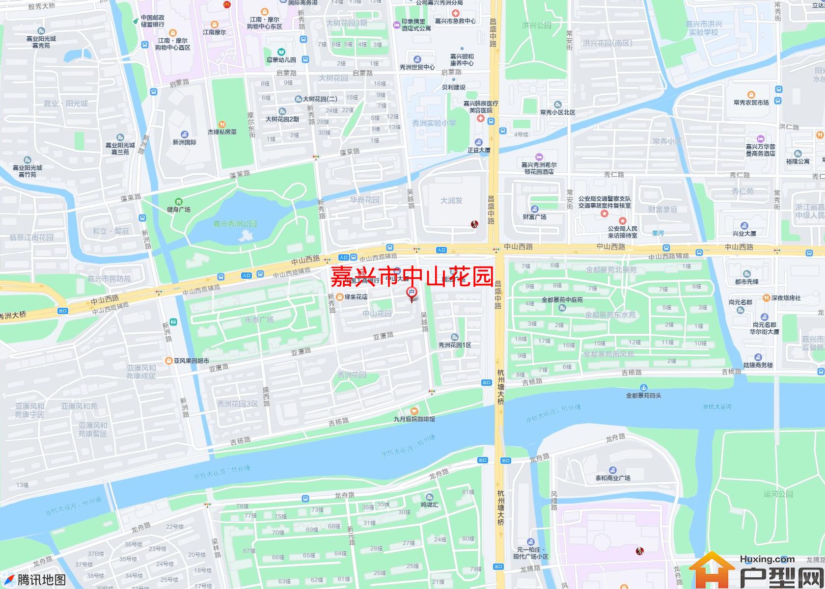 中山花园小区 - 户型网