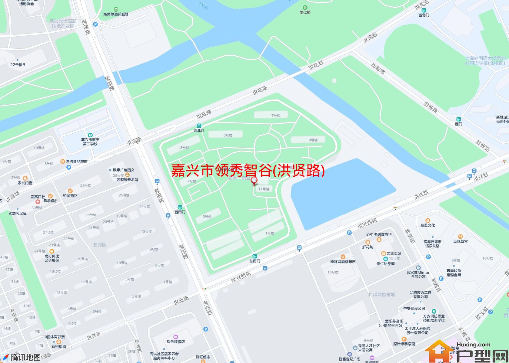 领秀智谷(洪贤路)小区 - 户型网
