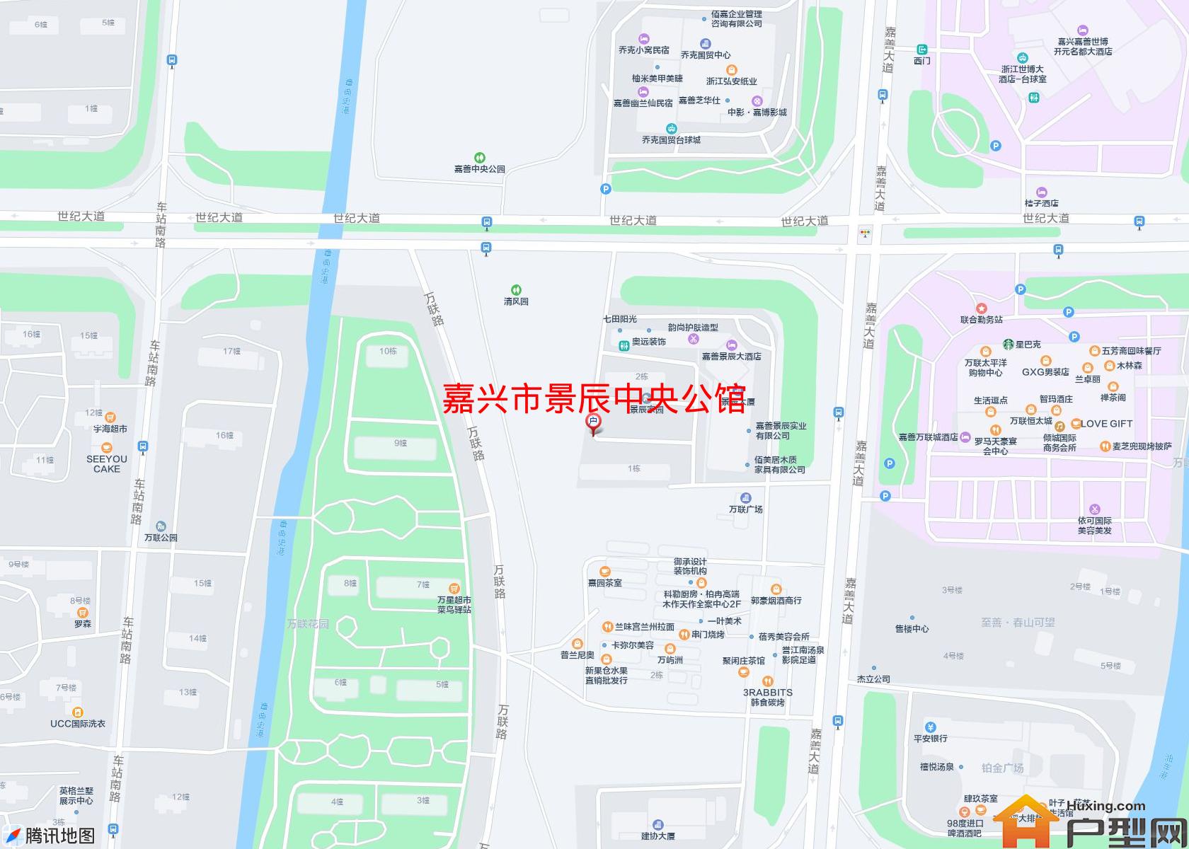 景辰中央公馆小区 - 户型网