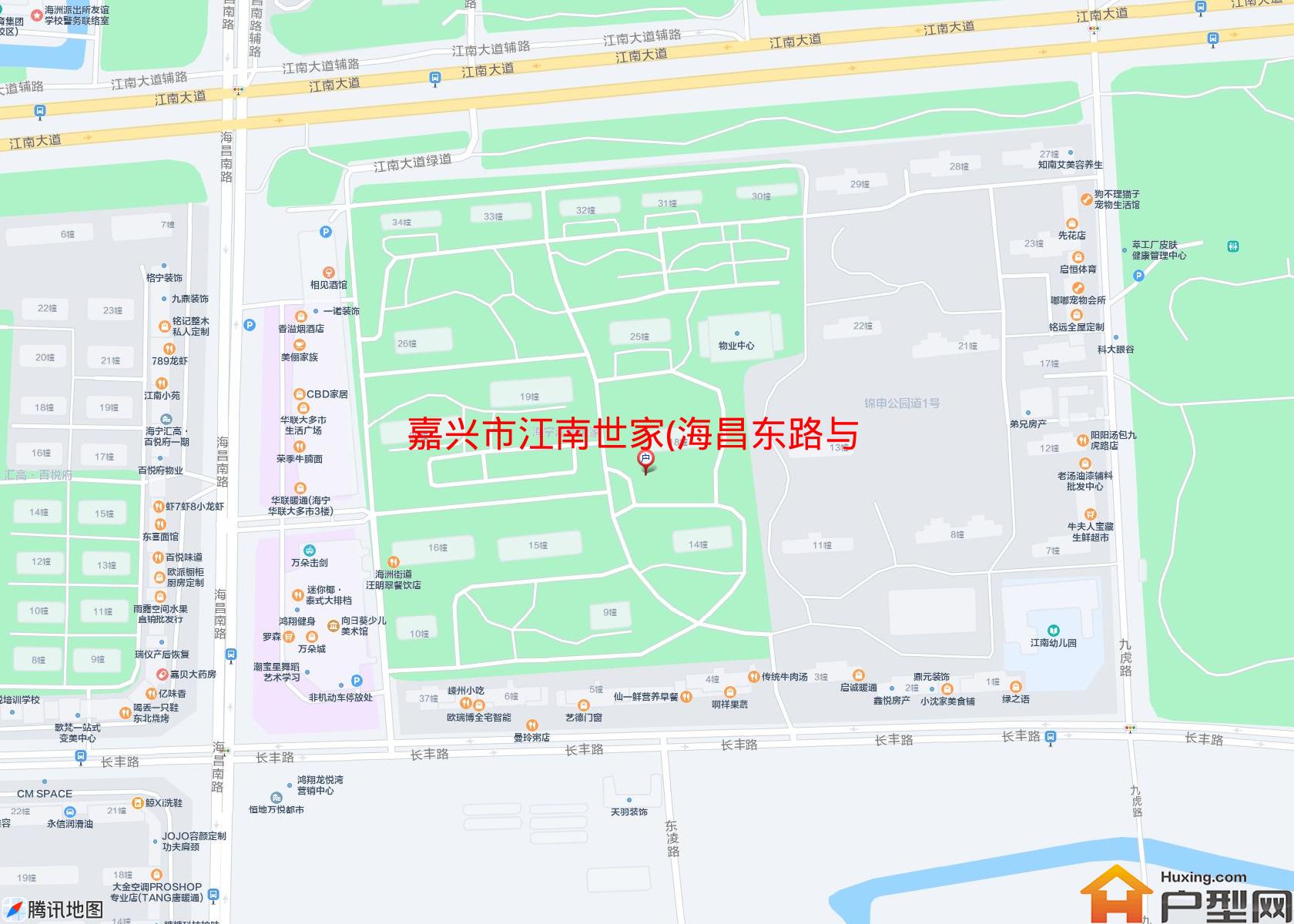 江南世家(海昌东路与江南大道交叉口)小区 - 户型网