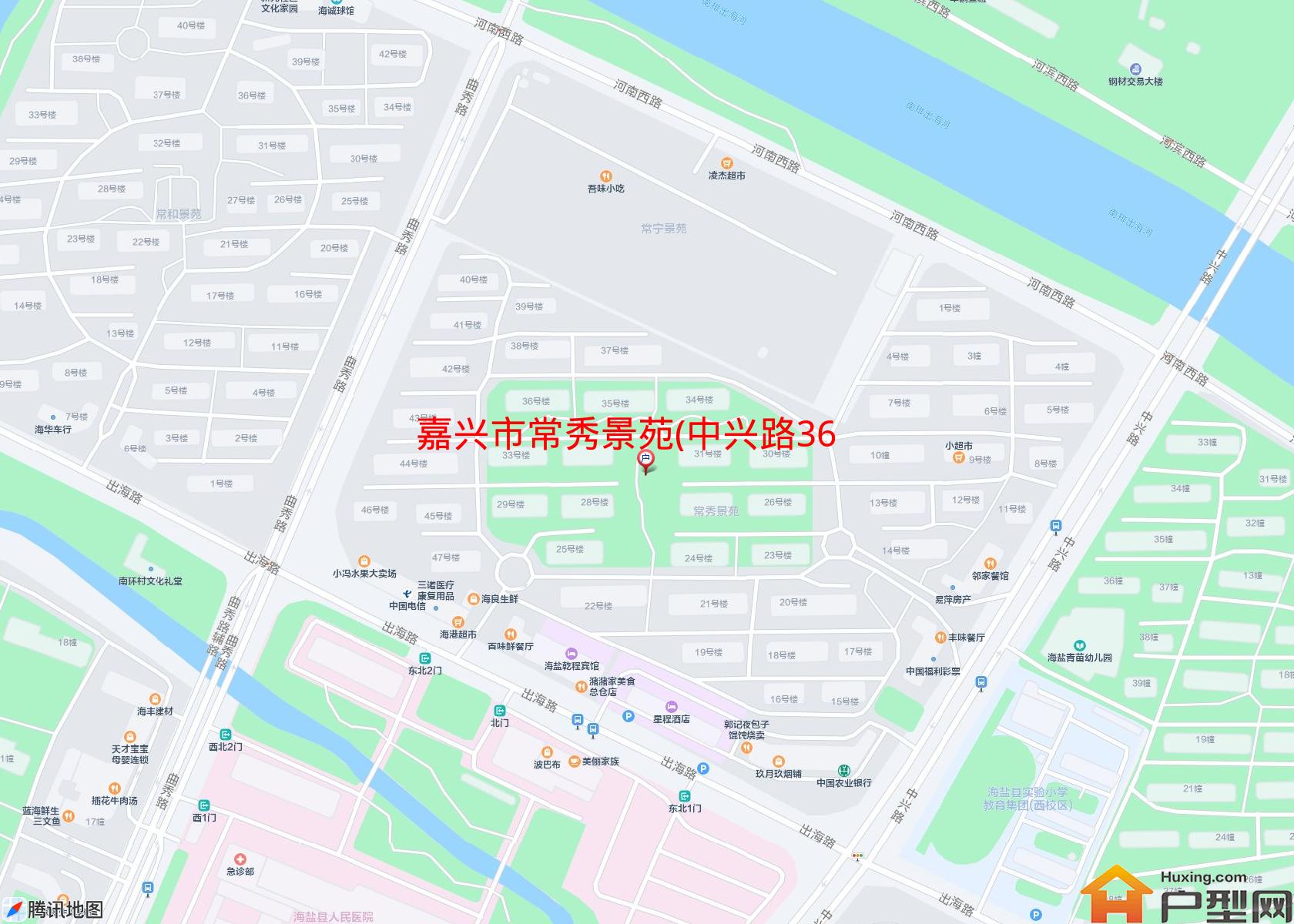 常秀景苑(中兴路368号)小区 - 户型网