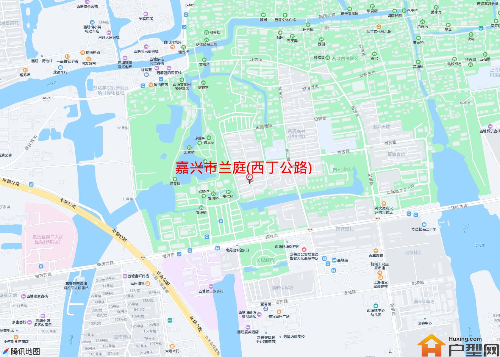 兰庭(西丁公路)小区 - 户型网