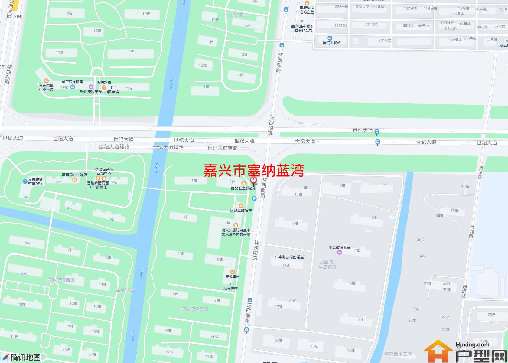塞纳蓝湾小区 - 户型网