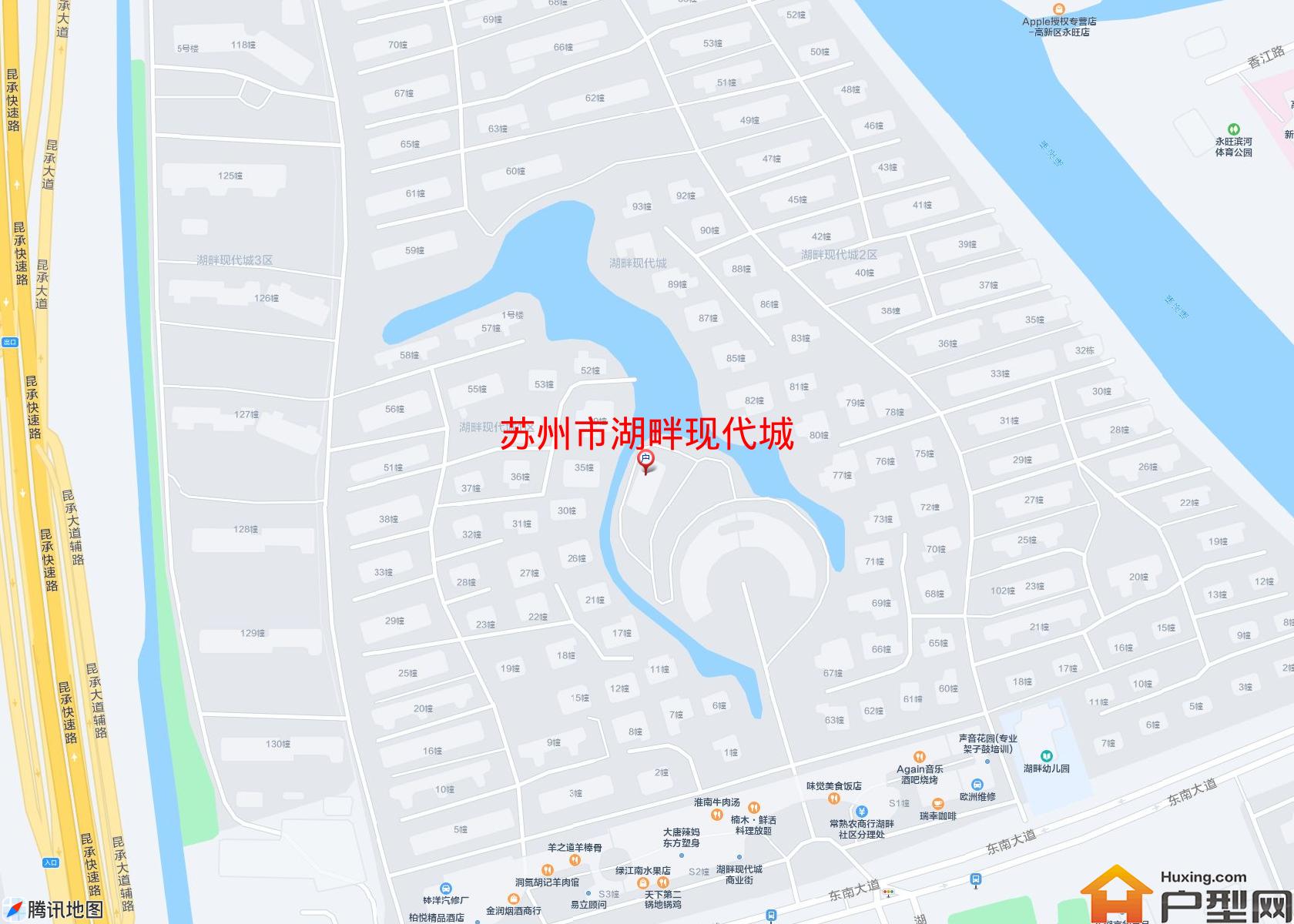 湖畔现代城小区 - 户型网