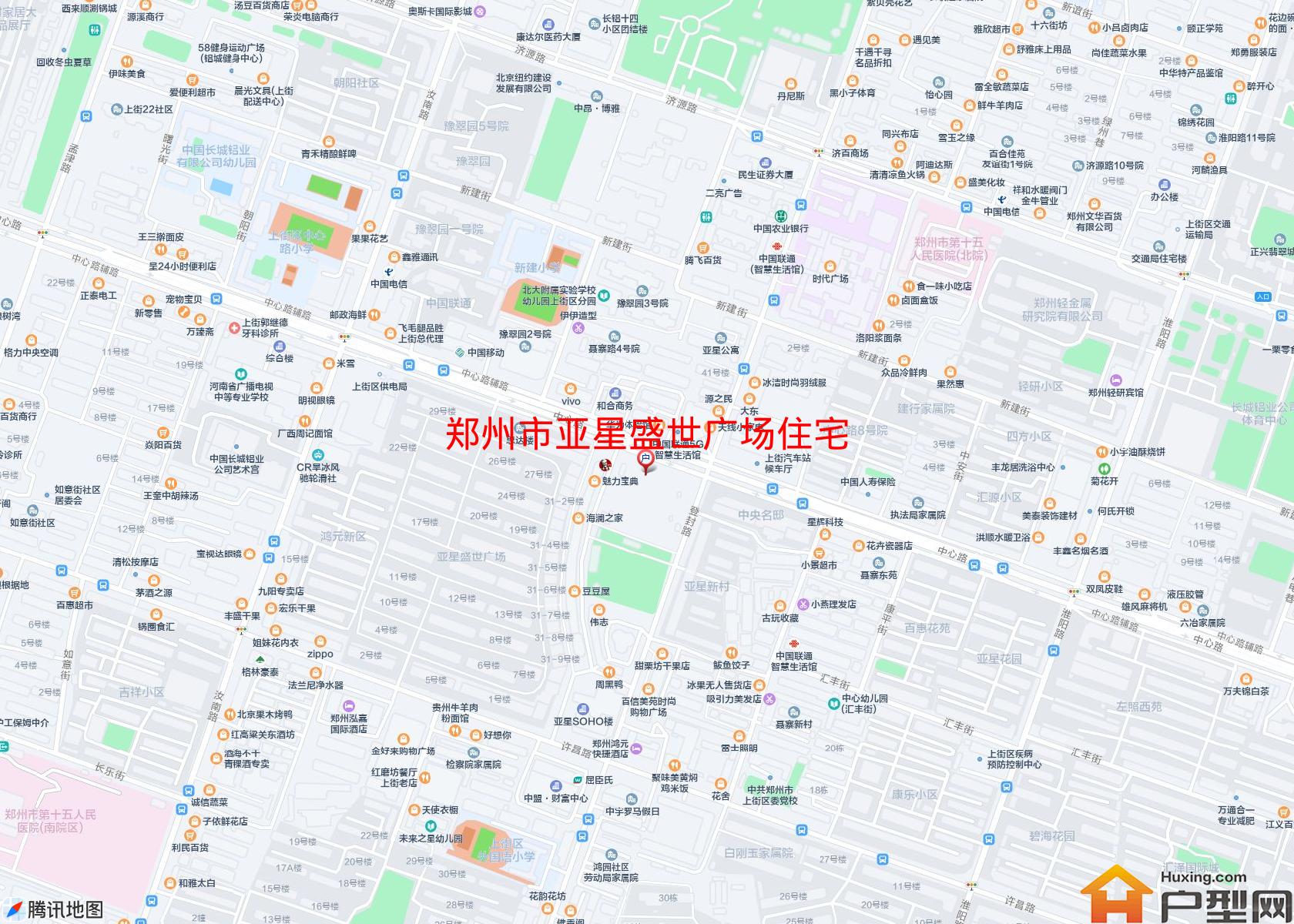 亚星盛世广场住宅小区 - 户型网