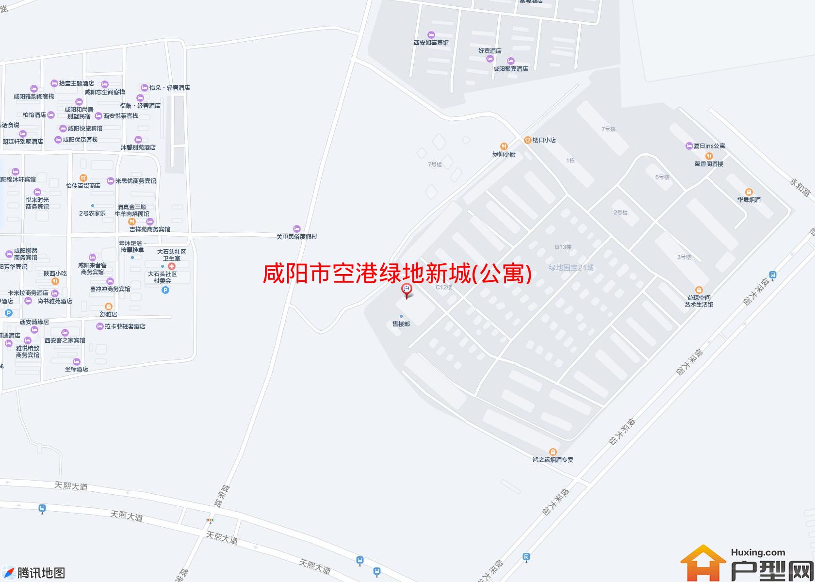 空港绿地新城(公寓)小区 - 户型网