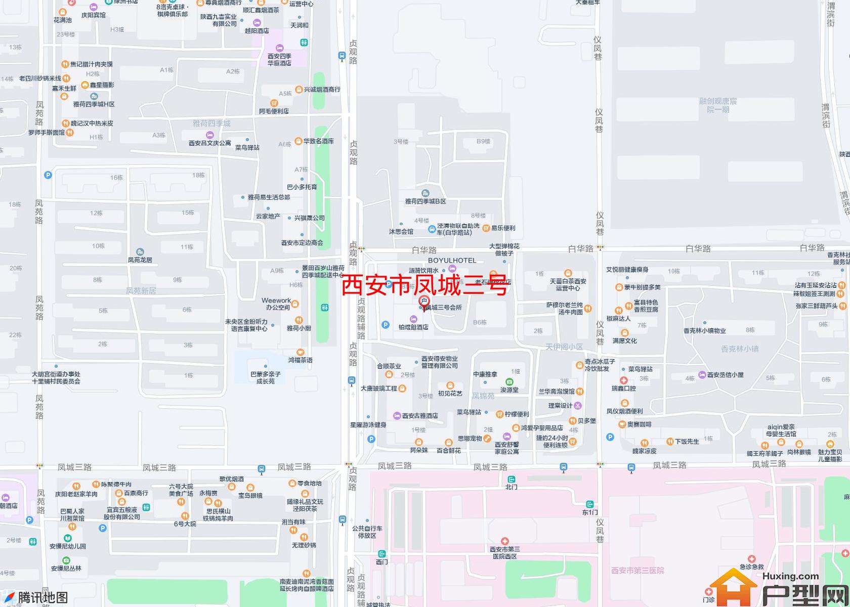 凤城三号小区 - 户型网