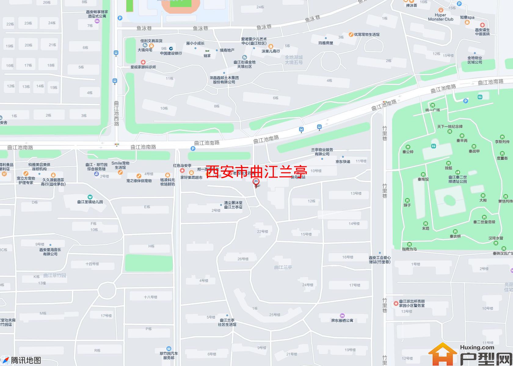 曲江兰亭小区 - 户型网